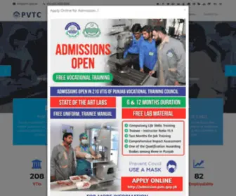 PVTC.gop.pk(PVTC) Screenshot