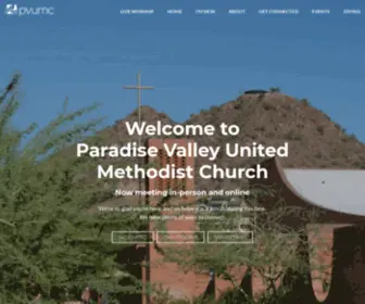 Pvumc.org(Paradise Valley United Methodist Church) Screenshot