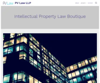 Pvuslaw.com(PV Law LLP) Screenshot