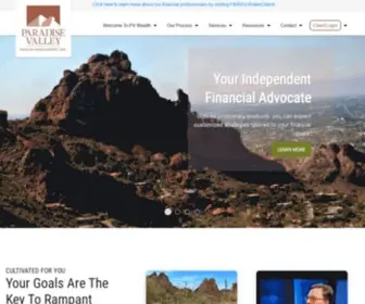 Pvwealthmanagement.com(Mike Cummiskey) Screenshot