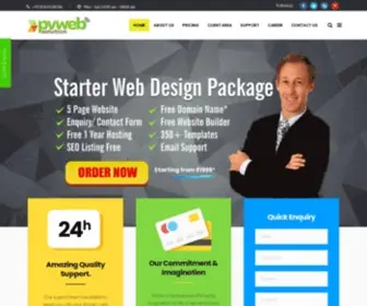 Pvwebsolution.com(PV Web Solution) Screenshot