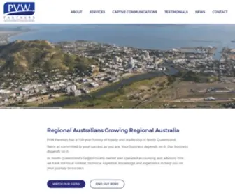 PVwpartners.com(Accountants Townsville) Screenshot
