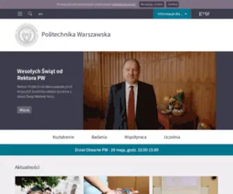 PW.edu.pl(Strona główna) Screenshot