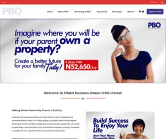 Pwanbusinessowners.com(Making home ownership dreams a reality) Screenshot