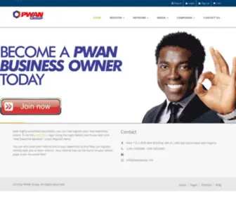 Pwangroup.com(PWAN Group) Screenshot