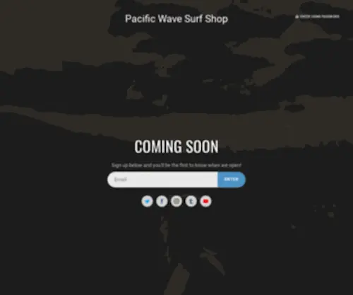 Pwave.com(Pacific Wave Surf Shop) Screenshot