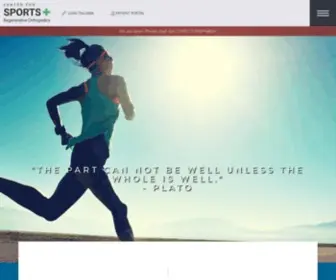 Pwcentermd.com(Center for Sports and Regenerative Orthopedics) Screenshot