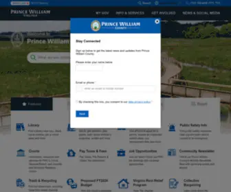 PWcgov.org(Prince William County Government) Screenshot