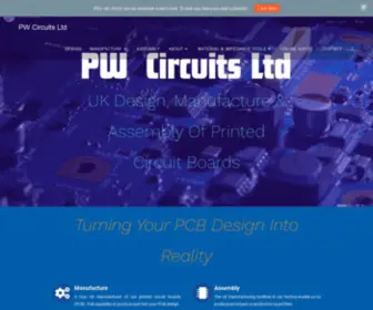 Pwcircuits.co.uk(PW Circuits Ltd) Screenshot