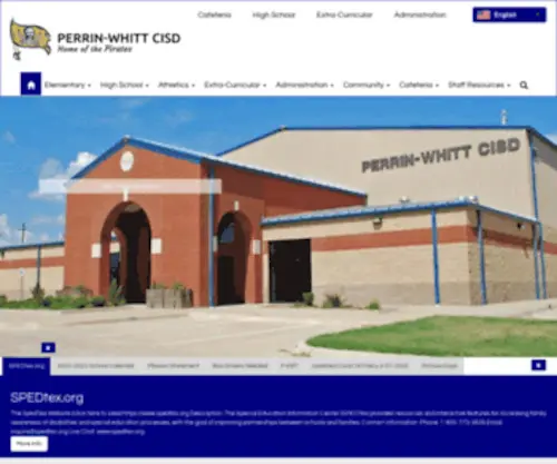 Pwcisd.net(Perrin-Whitt CISD) Screenshot