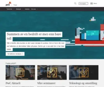 PWC.no(PwC Norge) Screenshot