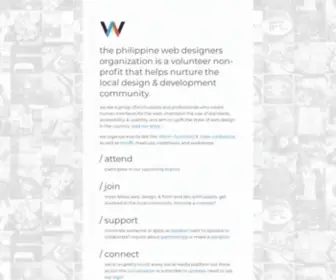Pwdo.org(The Philippine Web Designers Organization) Screenshot