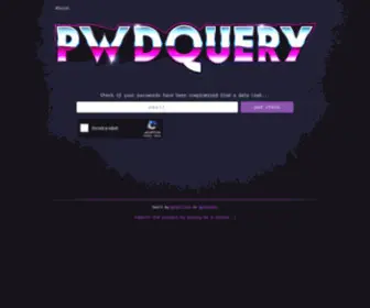 Pwd query