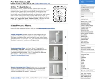 Pwgazette.com(Pure Water Products) Screenshot