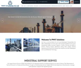 PWHtsolutions.com(PWHT Solutions Our Goal) Screenshot