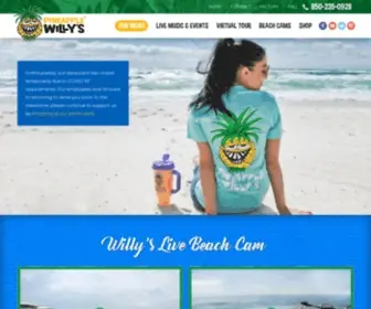 Pwillys.com(Pineapple Willy's) Screenshot