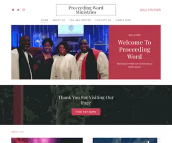 PWMchurch.com(Proceeding Word Ministries) Screenshot