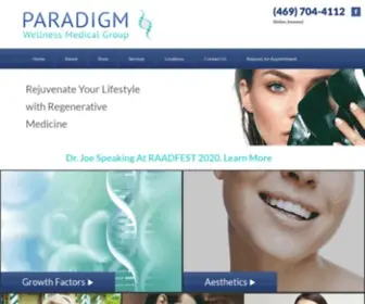 PWMgmed.com(Paradigm Wellness Medical Group) Screenshot