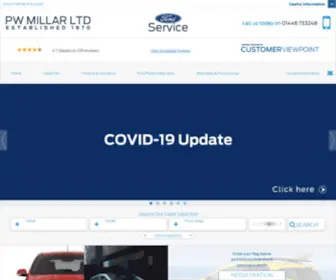 Pwmillar.co.uk(We are one of South Wales leading multi franchise used vehicle car sales centres and) Screenshot