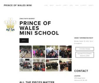 Pwminischool.com(Prince of Wales Mini) Screenshot