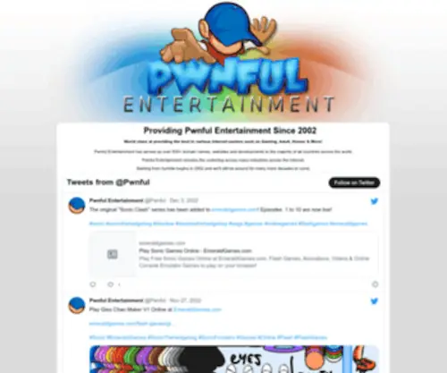 PWnful.com(Pwnful Entertainment) Screenshot