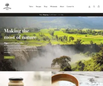 Pworganics.com(Tahini) Screenshot