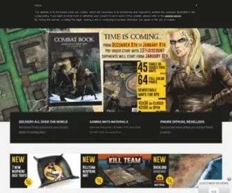 Pworkwargames.com(Wargames and board games scenic elements shop online) Screenshot