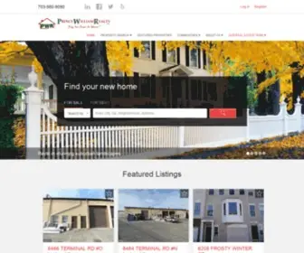 Pwrealty.com(Prince William Realty) Screenshot