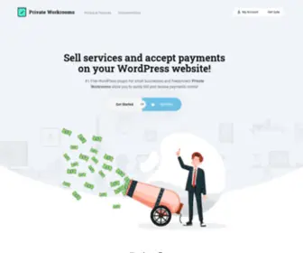 Pwrooms.com(WordPress sell services) Screenshot