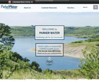PWSD.org(Parker Water & Sanitation District) Screenshot