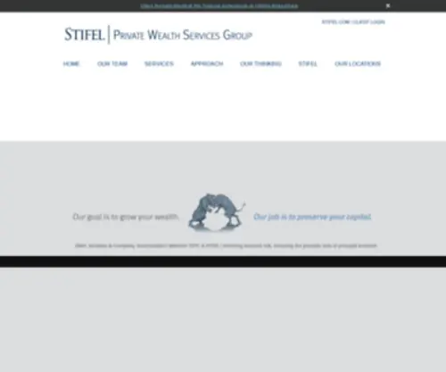 PWSG-Stifel.com(Private Wealth Services Group) Screenshot
