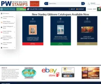 PWstamps.com.au(Peter Walters Stamps) Screenshot