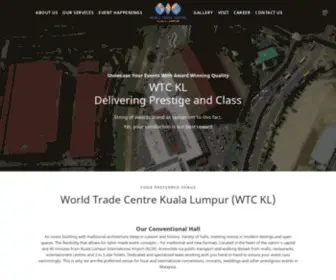 PWTC.com.my(Convention Centre in Kuala Lumpur Malaysia) Screenshot