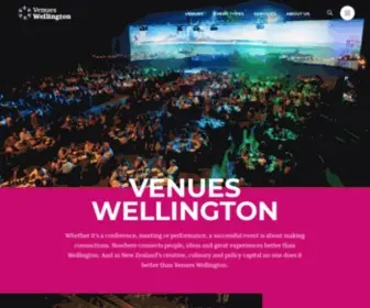 PWV.co.nz(Venues Wellington) Screenshot