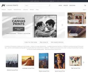 Pxcanvasprints.com(Canvas Prints) Screenshot