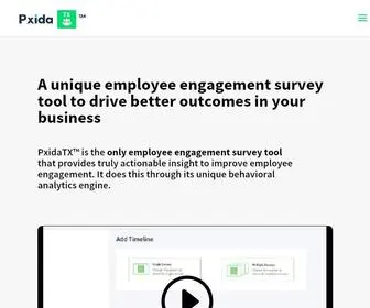 Pxida-TX.com(To capture employee feedback to best improve your organization PxidaTX) Screenshot