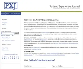 Pxjournal.org(Patient Experience Journal (PXJ)) Screenshot