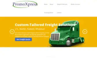 PXLfreight.com(Trucking Company) Screenshot