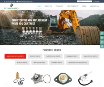 Pxmachinery.com(Wuhan PX Machinery Trading Co) Screenshot