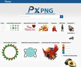 PXPNG.com(PxPNG Images With Transparent Background To Download For Free) Screenshot