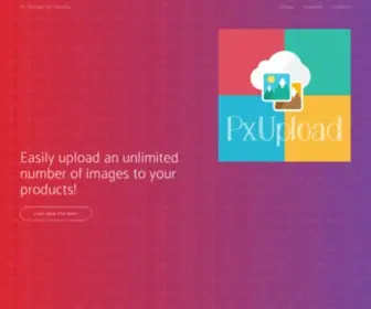 Pxupload.com(Bulk upload you images to Shopify Product) Screenshot