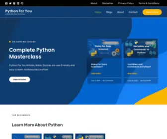 PY4U.tech(Python For You) Screenshot