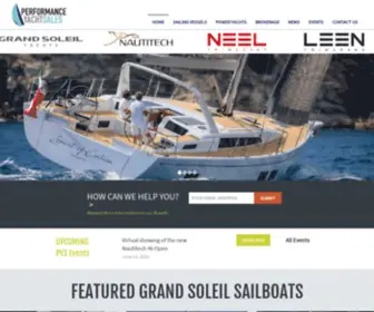 Pyachtsales.com(Performance Yacht Sales) Screenshot