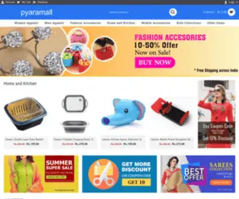 Pyaramall.com(Online Shopping site in India) Screenshot