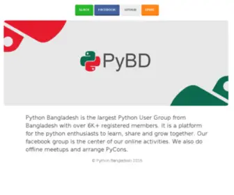 PYBD.org(PYBD) Screenshot