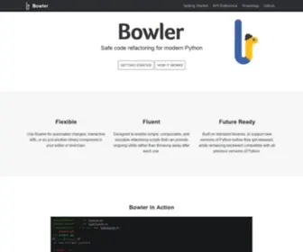 Pybowler.io(Safe code refactoring for modern Python) Screenshot