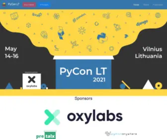 Pycon.lt(PyCon Lithuania) Screenshot