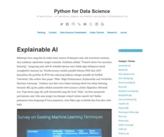 Pydatascience.org(All about Python) Screenshot