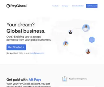 PYGCL.com(Fostering Global Commerce) Screenshot