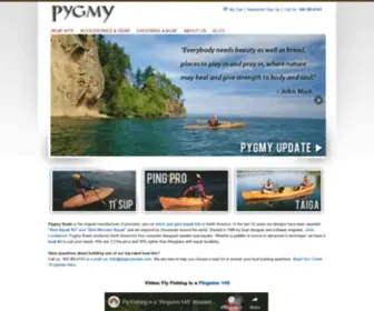 PYGMyboats.com(Pygmy Boat Kits) Screenshot